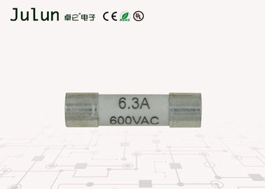 600V o fusível de alta tensão da C.A. 6.3A halogênio rápido da ruptura do fusível de 5mm x de 20mm livra