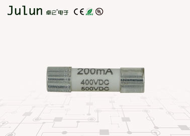 Proteção de circuito cerâmica de alta tensão do fusível do volt 200ma 5x20mm do fusível 500 da porcelana