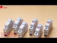 Fusíveis fotovoltaicos 25a 10*38 2a Detentor de fusível para sistemas solares Fusíveis fotovoltaicos solares para S