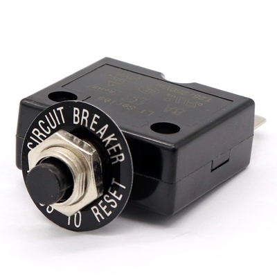 O interruptor manual do botão restaurado de 50VDC 5-30A aquece proteção quebrada da estrada