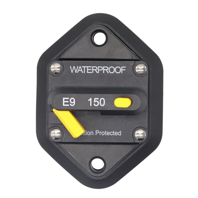 Interruptor restaurado manual IP67 12-48V da proteção 30-150A da bateria do carro rv