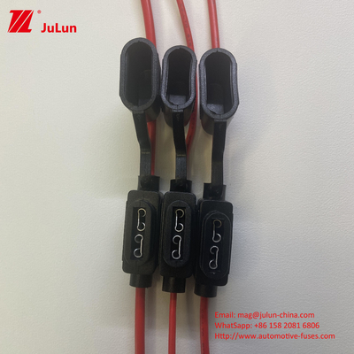 Medium Size Car Insert Low Voltage Fuse Holder Com UL 94 V-0 Classificação de inflamabilidade Iluminação auxiliar