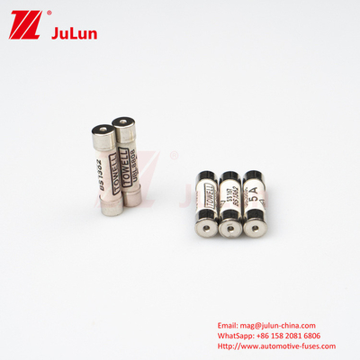 3A 5A 7A 10A 13A 20A Fusíveis de carro cerâmicos 6 * 25mm com design