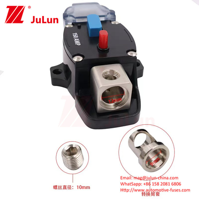 Restaurador Trolling Motor Stereo Audio 50A 200A 300A 24V 48V 0-8 Gauge Inline Fuse Block Holders Inverter Para Automóvel