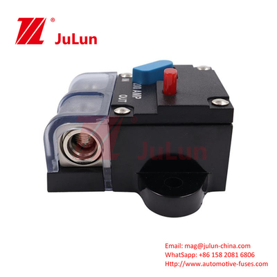 300A 48VDC Interruptor de circuito múltiplos de alta corrente protetor de sobrecarga de carro de áudio retrofit 100A Recuperação Interruptor de circuito