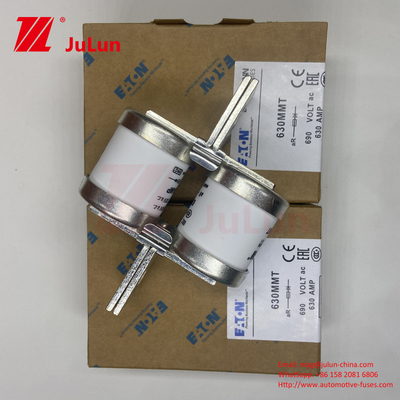BUSSMAA 690V Voltagem nominal Cobre cerâmico 630MMT Fusíveis automóveis 630A M6/M8 Instalação