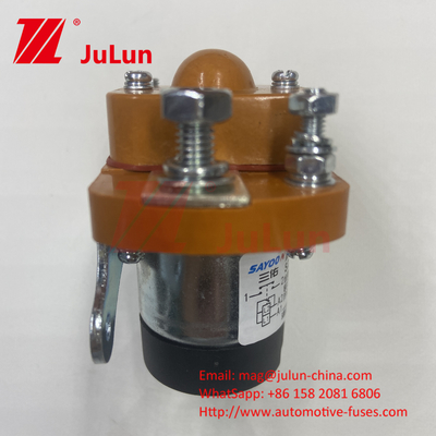 Contactor de corrente contínua automóvel eletromagnético SZJ50A-D SZJ50A MZJ-50A Motor 12V 24V 60V