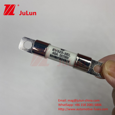 Fusível cerâmico EV325 3EL DC750V 10A 15A 20A 25A 30A 40A 50A FUSível