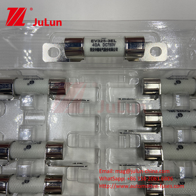 Fusível cerâmico EV325 3EL DC750V 10A 15A 20A 25A 30A 40A 50A FUSível