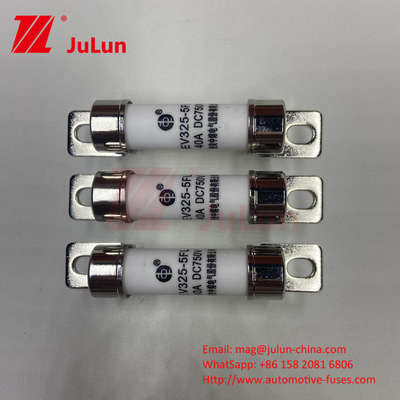 10A 30A 50A 750VDC EV Fuse Hey são para sistema de tração EV, 15A 20A conversão de potência