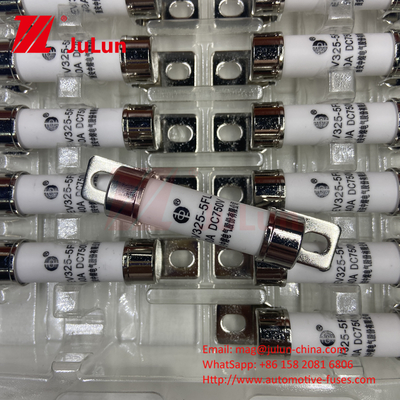 Carregador de bateria para veículos elétricos de automóveis Conversão de potência certificada ISO 15A 30A 25A 750VDC 14x51 50A EV FUSE