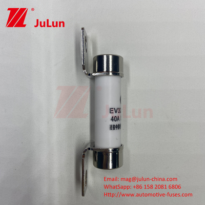 Tubos cerâmicos 14x51 15A 40A 50A EV325 FUSE 750VDC EV32520KA Fusíveis cerâmicos de parafusos automotivos 10A-50A ISO8820/JASO D622