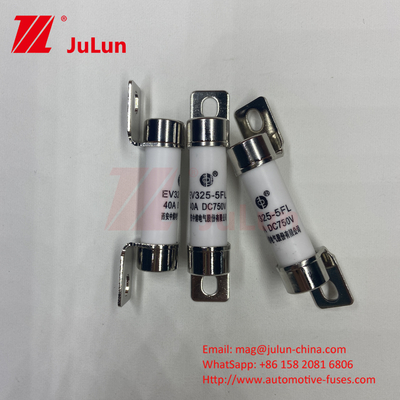 Tubos cerâmicos 14x51 15A 40A 50A EV325 FUSE 750VDC EV32520KA Fusíveis cerâmicos de parafusos automotivos 10A-50A ISO8820/JASO D622