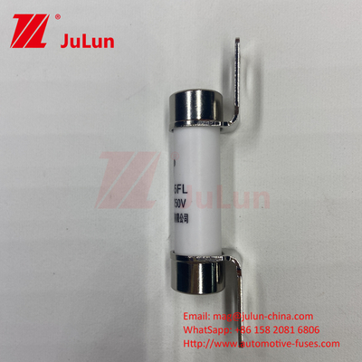 10A-50A 750VDC Cerâmica Fusível Automóvel Com Bolto Montado Cerâmica Ev325 Fusível Capacidade de Quebra EV325 20KA 50kA 15A 25A