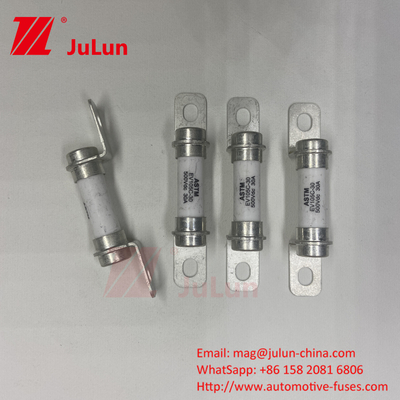 Excelente capacidade de quebra de corrente contínua para veículos híbridos e sistemas de armazenamento de energia de bateria Fuse 15A 20A 30A