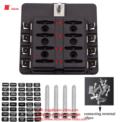 ANS/MIDI 30A-500A Detentor de fusível de contacto de cobre pequeno Conforme à norma UL da UE para reinicialização automática de fusíveis automotivos
