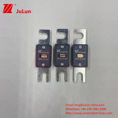 TESLA 70VDC EV320-5X 5C Voltagem nominal Fusível de veículo elétrico M6 Bolto Tipo 225A
