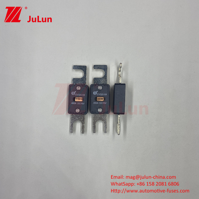 EV320-5X-80A 70VDC Fusível de veículo elétrico cerâmico preto para aplicações automotivas