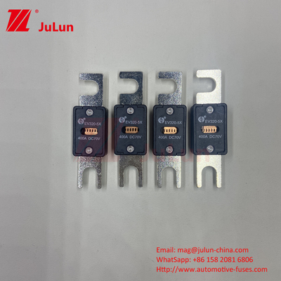 Veículo Elétrico EV320-5X-225A 70VDC Voltagem Fusível Automóvel Para Sistema de Carregamento EV M6 M8