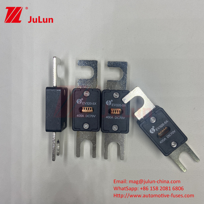 EV320-5X-450A-N 70VDC M6 M8 Fusíveis EV Portáteis Cumprem a Norma ISO8820-5 para Transmissão Automóvel e Sistemas Elétricos