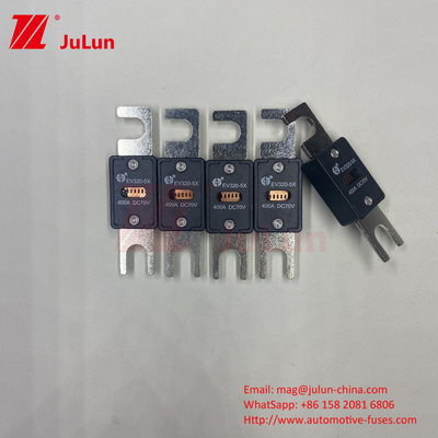 Veículo elétrico EV320-5X-500A-N Fusíveis de lâmina de automóvel de cobre preto 100A-150A