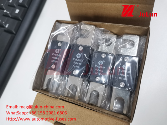 Veículo elétrico EV320-5X-500A-N Fusíveis de lâmina de automóvel de cobre preto 100A-150A