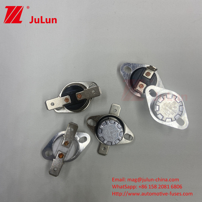 KSD301 Sensor de temperatura do termistor Normalmente aberto Tipo de contato 10A 250V Circuito Resistência≤50mΩ Produto