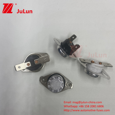 KSD301 Sensor de temperatura do termistor Resistência de baixo circuito ≤ 50mΩ Valor inicial