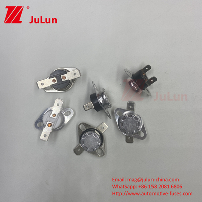Interruptor de controlo de temperatura bimetal de fiabilidade KSD301 Modelo certificado RoHS