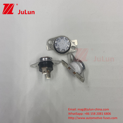 Reinicialização automática KSD301 termostato bimetal, interruptor de disco térmico de ação rápida