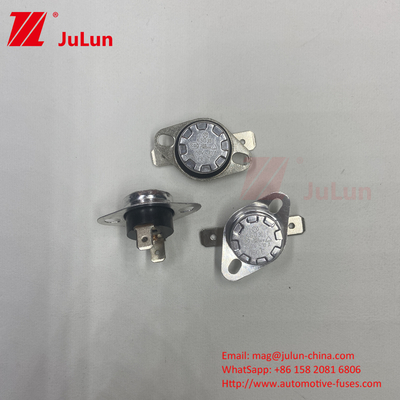 ≥100000 vezes Ciclo de vida Cerâmica Móvel Manual Reset Protector térmico Fornos de microondas Uso sobre o calor KSD Bimetal Thermo