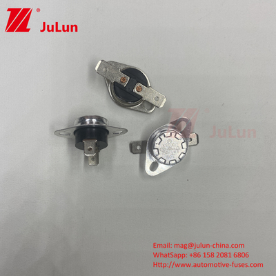 KSD Pin Tipo Metal Expansão Manual Reiniciar KSD301 Bimetal Termostato, Eletrodomésticos Fusível de corte térmico