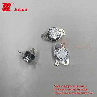 Hermal Switch Contact AC250VM Manual Reset Protector térmico Fornos de microondas Uso sobre o calor KSD Bimetal Thermostat