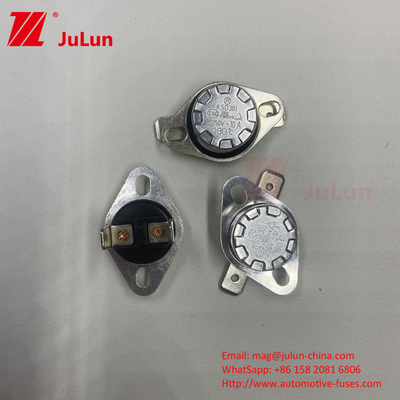 Hermal Switch Contact AC250VM Manual Reset Protector térmico Fornos de microondas Uso sobre o calor KSD Bimetal Thermostat
