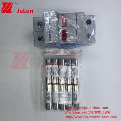 10x38mm 32A Elementos de prata fusível solar para fotovoltaico RT18-32X 10*38mm cilindrico segurador de fusível com 32A 690V baixo