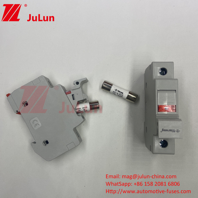 Fusível Solar Pv Din Rail Solar Fusível Detentor Para Inversor Fotovoltaica Fusível Inline Fusível cilindrico