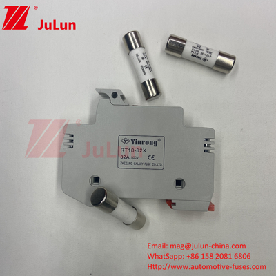 1000VDC Solar PV segurador de fusível com 30kA 32A 63A 125A Din Rail Montar seguradores de fusível segurador de fusível B