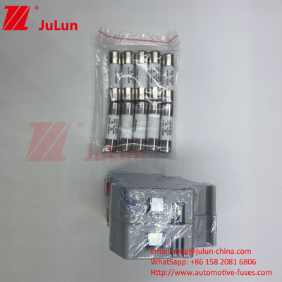 1000VDC-1500VDC Suporte de fusível fotovoltaico solar com fusível 2 Amp Fuso solar DC ligações de fusível cilíndrico