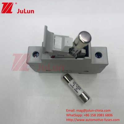 Fábrica Profissional BYPV-18 1pólo 16a 1000v Dc Din Rail Fuse Holder Com 1500v Dc Fuse Para Solar