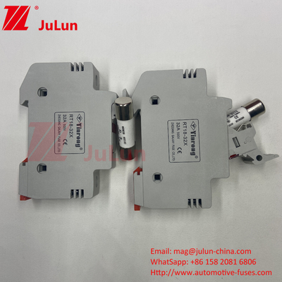 DIN Guia de seguradores DIN Ferroviário Solar segurador Solar DC 1000V Fusíveis fotovoltaicos 6A 10A 15A 20A 25A 30A Alto V