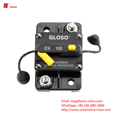 Proteção de circuito eletrônico automotivo com luz LED caixa de fusível multi-direção SBH-6PD parafuso 30A-500A dois polos 32V manual Re
