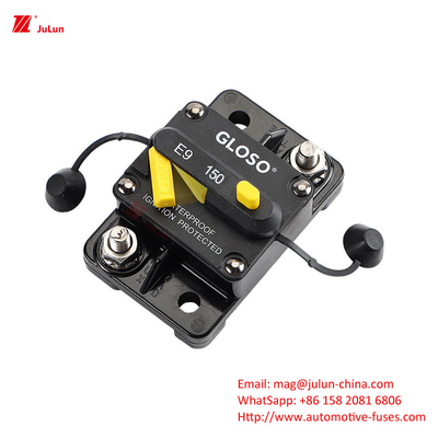Proteção de circuito eletrônico automotivo com luz LED caixa de fusível multi-direção SBH-6PD parafuso 30A-500A dois polos 32V manual Re