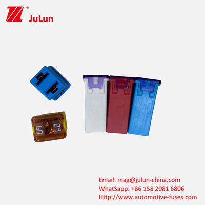 Pequeno fusível de automóvel quadrado 32V 58V EV Médio veículo elétrico de veículos elétricos Fuse Blade Terminal com 58V tensão nominal DC