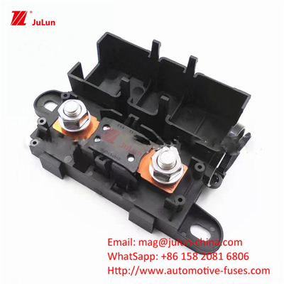 Ue ul 32v 30a-500a suporte de fusível automotivo de cobre garfo parafuso fusível nova energia fusível de alta corrente