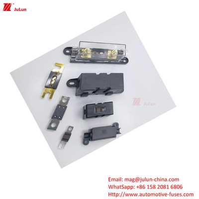 Plastico / Nylon Housing Automotive Fuse Holder Cumprindo a Norma UL da UE com 30A-500A corrente de retenção