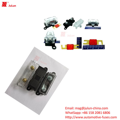 Eu UL Auto Parts ANS/MIDI Small Good Fuse Holder Com 30A-500A Holding Current Para Proteção de Circuito Eletrônico Automóvel