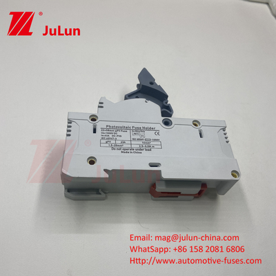 AC RT18-32X segurador de fusíveis caixa de base 10x38MM 500V sopro rápido cerâmica RO15 RT18 DIN Rail Moun segurador de fusível único
