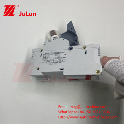 Inversor fotovoltaico solar com segurador de fusível solar de 14x51mm Din Rail / segurador de fusível solar Pv