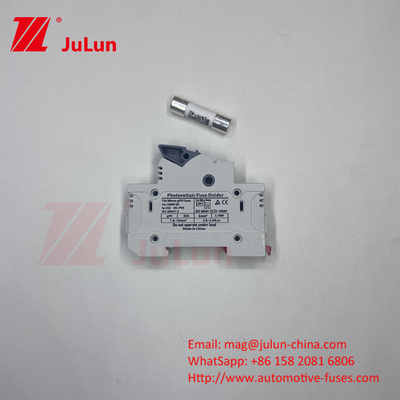 Inversor fotovoltaico solar com segurador de fusível solar de 14x51mm Din Rail / segurador de fusível solar Pv