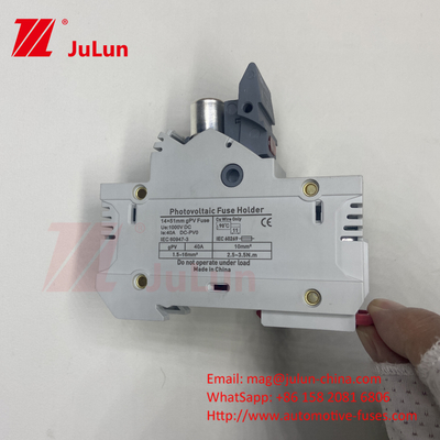 Fusível solar fotovoltaico com elemento de fusível de cobre Material RO17 sopro rápido Cerâmica DIN Rail Moun 22x58MM Italweber Fusível 500V